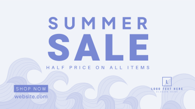 Summer Waves Sale Facebook event cover Image Preview