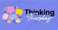 Simple Quirky Thinking Thursday Facebook ad Image Preview