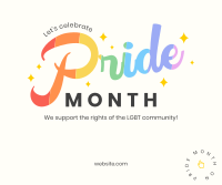 Love Pride Facebook Post Design