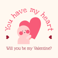 Valentine's Heart Linkedin Post Image Preview