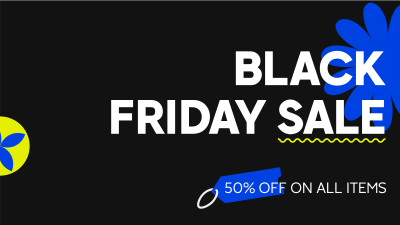 Black Friday Promo Facebook event cover Image Preview