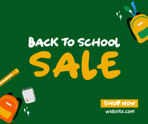 Back to School Sale Facebook post Image Preview
