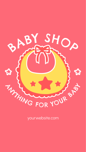 Baby Shop Instagram story