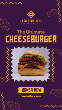 Classic Cheeseburger YouTube Short Design