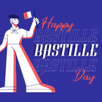 Hey Hey It's Bastille Day Instagram post Image Preview