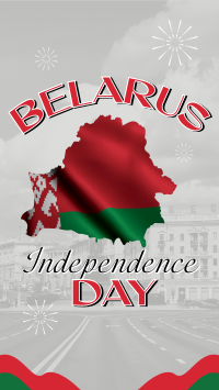 Belarus Independence Day TikTok Video Image Preview