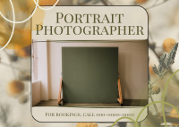 Modern Portrait Photographer Postcard Image Preview