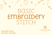 Cute Embroidery Shop Pinterest board cover Image Preview