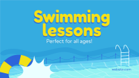 Swimming Lessons Facebook event cover Image Preview
