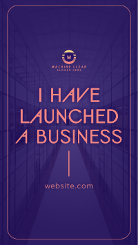 Minimalist Business Launch Instagram story Image Preview