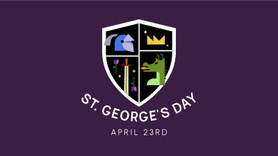 St. George's Day Shield Facebook event cover Image Preview