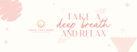 Take a deep breath Facebook Cover Design