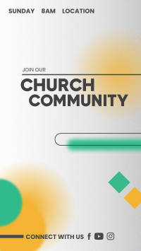 Church Community Instagram story Image Preview