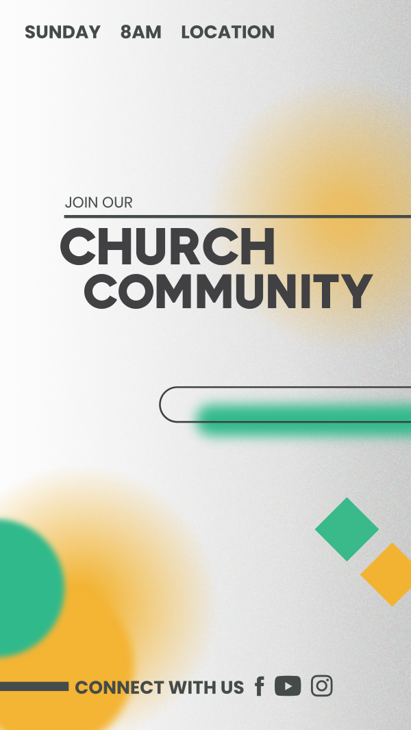 Church Community Instagram Story Design Image Preview