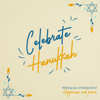 Hannukkah Holiday Instagram Post Image Preview