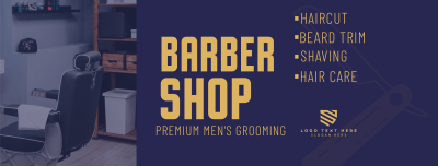 Premium Grooming Facebook cover Image Preview