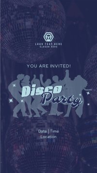 Disco Fever Party YouTube Short Design