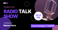 Radio Talk Show Facebook ad Image Preview