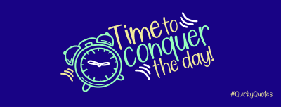 Conquer The Day Facebook cover Image Preview