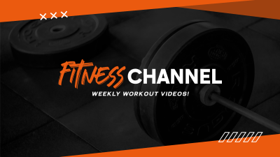 Fitness Gym YouTube cover (channel art) Image Preview
