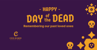 Day of the Dead Floral and Skull Pattern Facebook ad Image Preview
