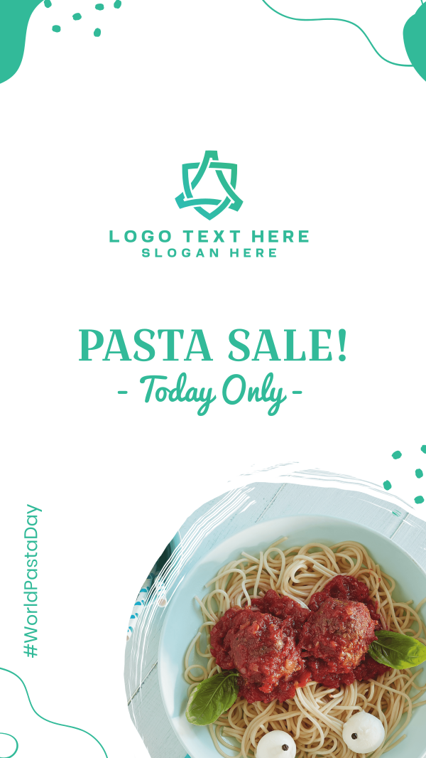 Fun Pasta Sale Instagram Story Design Image Preview