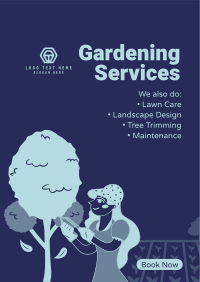 Outdoor Gardening Services Flyer Design