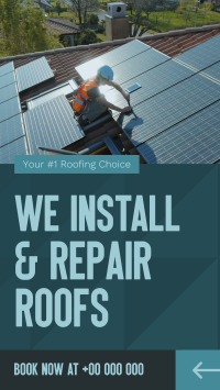TopTier Roofing Solutions Instagram Reel Design