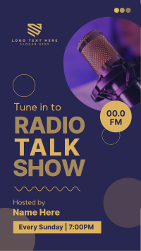 Radio Talk Show Instagram Reel Design