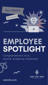 Employee Milestone Spotlight Instagram Reel Preview