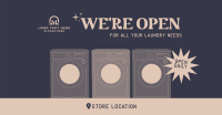 Laundry Store Hours Facebook ad Image Preview