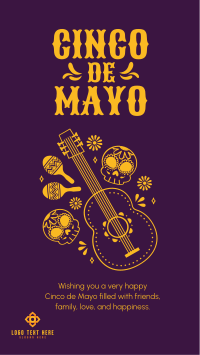 Bright and Colorful Cinco De Mayo YouTube short Image Preview