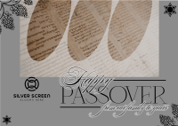 Modern Nostalgia Passover Postcard Image Preview