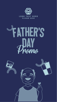 Fathers Day Promo TikTok Video Design