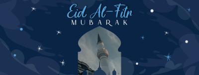 Joyous Eid Al-Fitr Facebook cover Image Preview