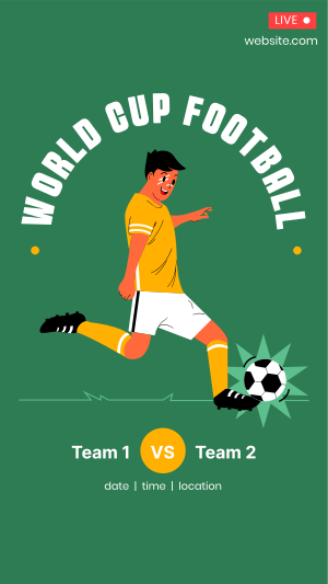 World Cup Live Instagram story Image Preview