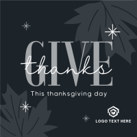 Minimalist Thanksgiving Instagram Post Image Preview