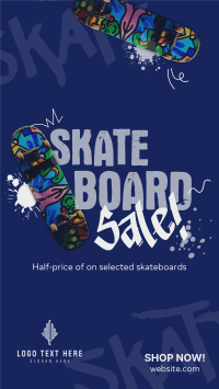 Streetstyle Skateboard Sale Facebook Story Design