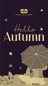 Hello Autumn Greetings YouTube short Image Preview