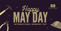 International Workers Day Facebook Ad Design