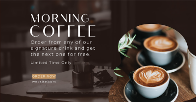 Early Morning Coffee Facebook ad Image Preview