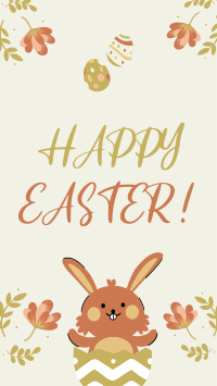 Cute Bunny Easter Instagram Story Design