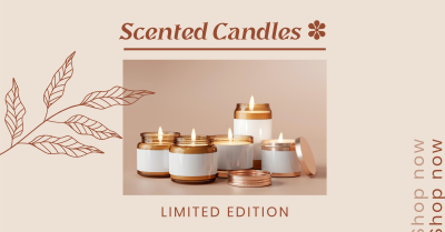 Limited Edition Scented Candles Facebook ad Image Preview