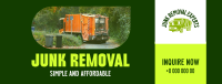 Garbage Removal Service Facebook cover Image Preview
