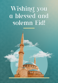 Eid Al Adha Greeting Poster Design