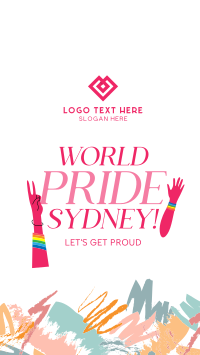 World Pride Sydney Facebook Story Design