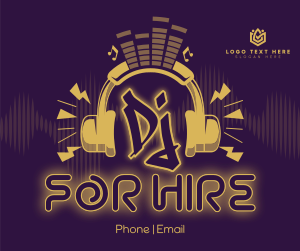 DJ for Hire Facebook post Image Preview