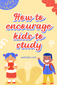 Kiddie Study with Me Pinterest Pin Image Preview