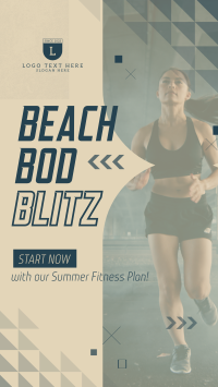 Summer Fitness Plan Instagram Story Design