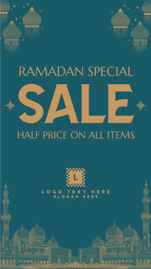 Ramadan Kareem Sale Facebook story Image Preview